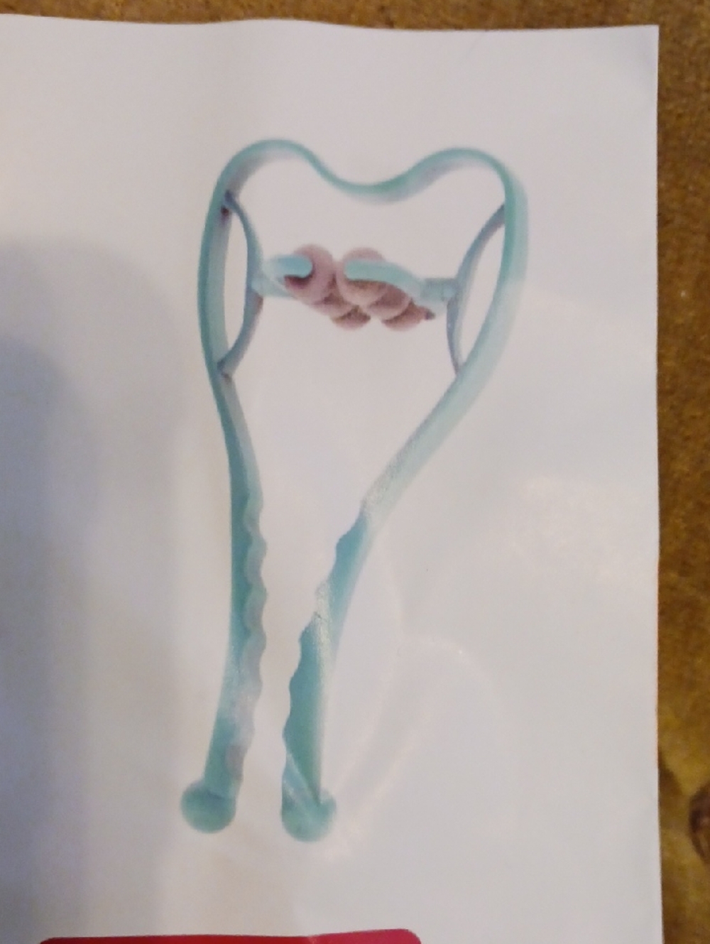 Handheld Neck and Shoulder Massager in Light Blue